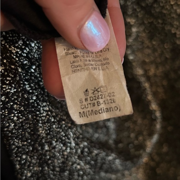 Shimmery Gold/black minidress.  Size Medium - Picture 4 of 5